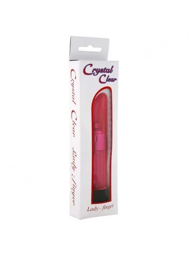 CRYSTAL CLEAR VIBRATOR LADY PINK