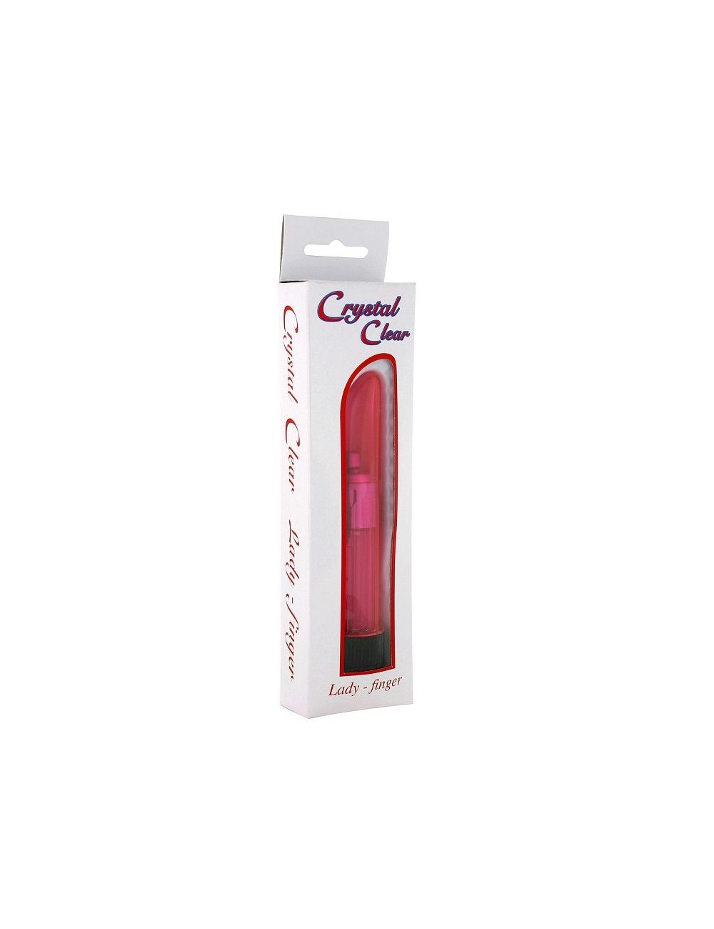 CRYSTAL CLEAR VIBRATOR LADY PINK CRYSTAL CLEAR VIBRATOR LADY PINK