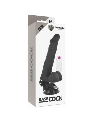 BASECOCK - REALISTIC ARTICULABLE REMOTE CONTROL BLACK 20 CM -O- 4.5 CM