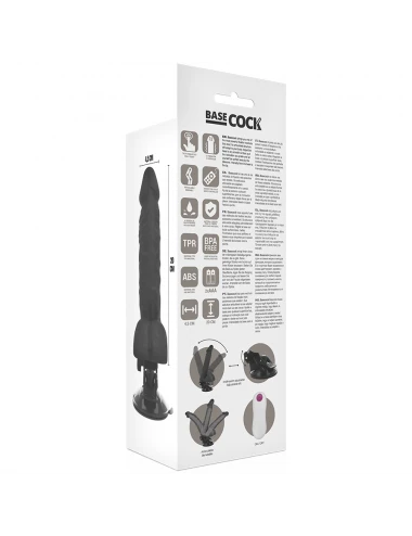 BASECOCK - REALISTIC ARTICULABLE REMOTE CONTROL BLACK 20 CM -O- 4.5 CM