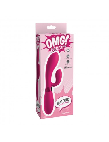 OMG MOOD SILICONE VIBRATOR PINK