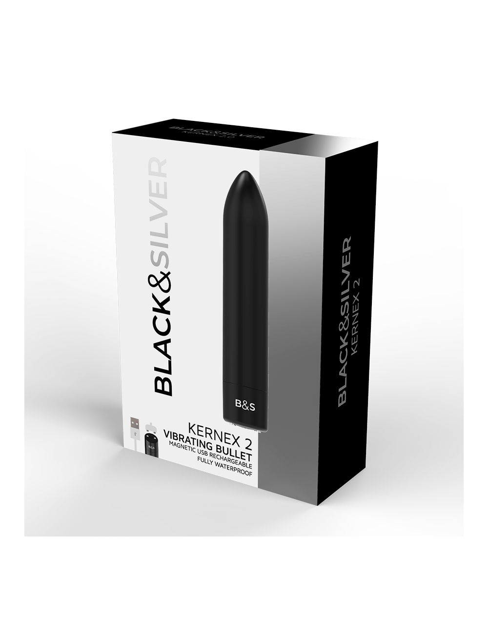 BLACK&SILVER BULLET VIBRATING  KERNEX 2 BLACK