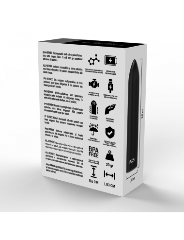 BLACK&SILVER BULLET VIBRATING  KERNEX 2 BLACK