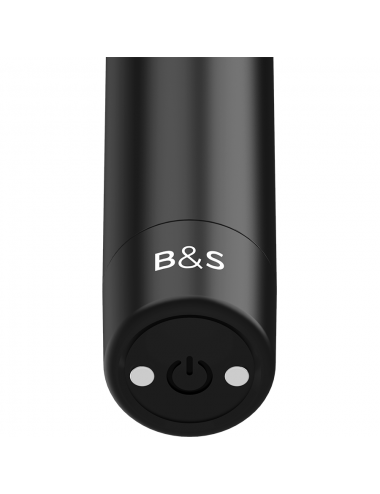 BLACK&SILVER - KERNEX 2 BLACK VIBRATING MAGNETIC BULLET