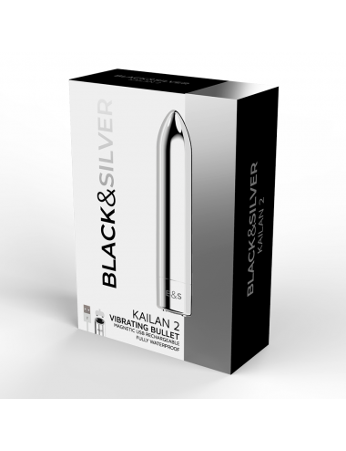 BLACK&SILVER BULLET VIBRATING KAILAN 2 SILVER