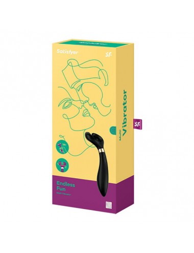 SATISFYER ENDLESS FUN MULTI VIBRATOR 3 BLACK