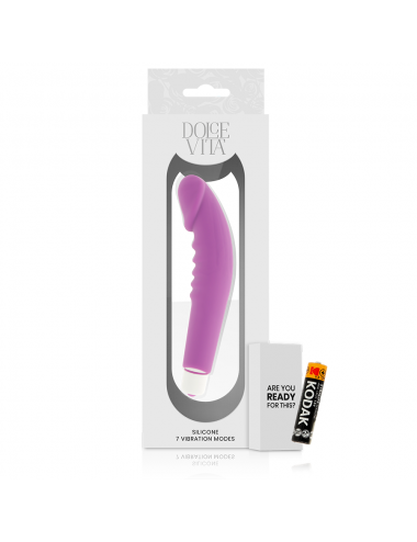 DOLCE VITA  REALISTIC PLEASURE PURPLE SILICONE