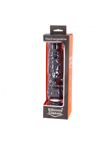 SEVENCREATIONS BLACK RECHARGEABLE VIBRATOR 7V 18CM