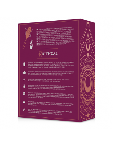 RITHUAL - SITA EGG REMOTE CONTROL BEAD ROTATION + VIBRATION