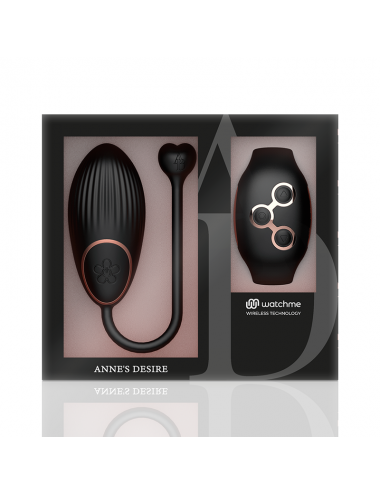 ANNE'S DESIRE - EGG REMOTE CONTROL TECHNOLOGY WATCHME BLACK/GOLD