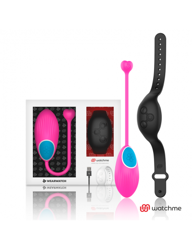 WEARWATCH EGG WIRELESS TECHNOLOGY WATCHME FUCHSIA / JET BLACK