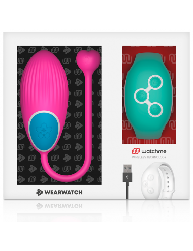 WEARWATCH EGG WIRELESS TECHNOLOGY WATCHME FUCHSIA / AQUAMARINE