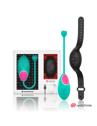 WEARWATCH EGG WIRELESS TECHNOLOGY WATCHME AQUAMARINE /JET BLACK