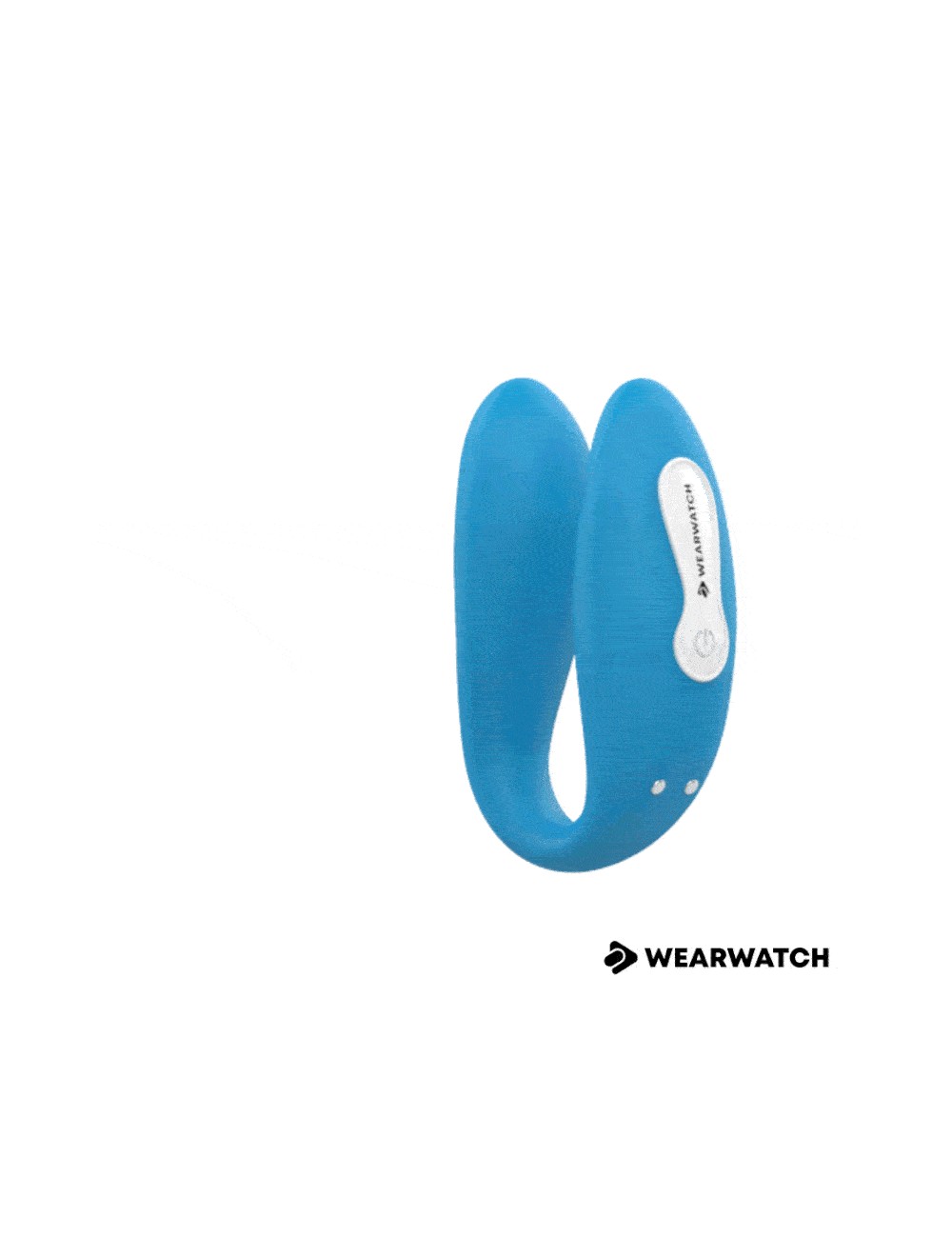 WEARWATCH DUAL PLEASURE  WIRELESS TECHNOLOGY WATCHME INDIGO / AQUAMARINE