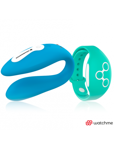 WEARWATCH DUAL PLEASURE  WIRELESS TECHNOLOGY WATCHME INDIGO / AQUAMARINE