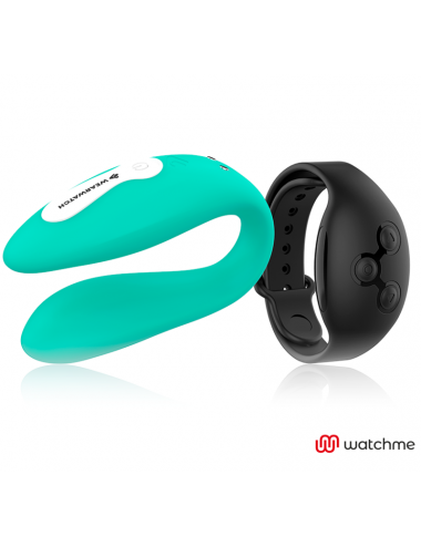 WEARWATCH DUAL PLEASURE  WIRELESS TECHNOLOGY WATCHME AQUAMARINE / JET BLACK