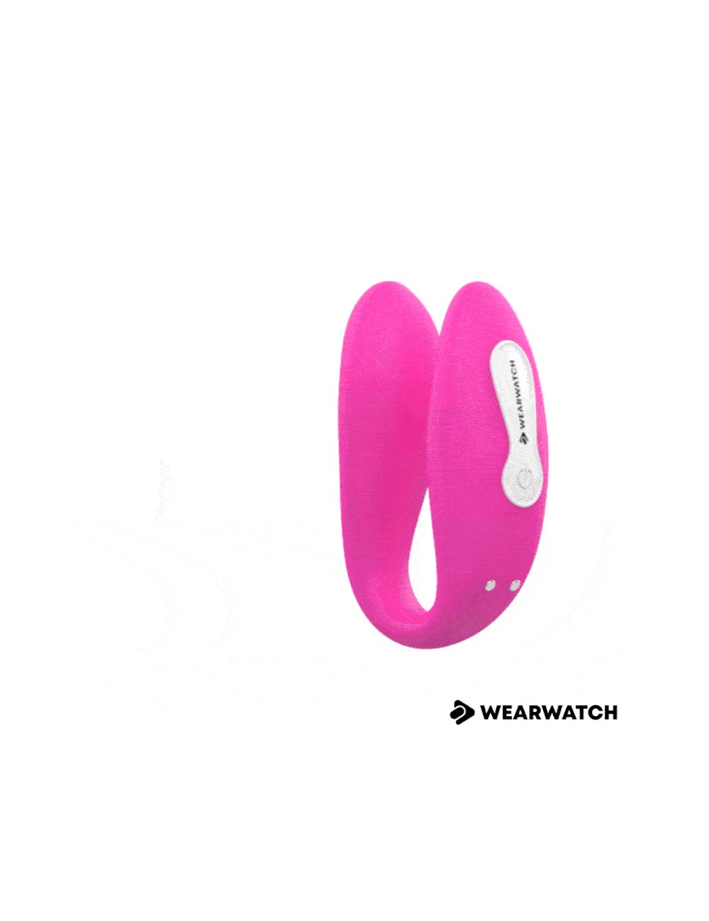 WEARWATCH DUAL PLEASURE  WIRELESS TECHNOLOGY WATCHME FUCHSIA / AQUAMARINE