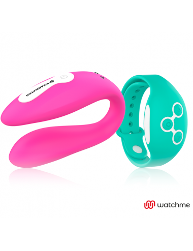 WEARWATCH DUAL PLEASURE  WIRELESS TECHNOLOGY WATCHME FUCHSIA / AQUAMARINE