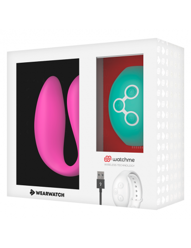 WEARWATCH DUAL PLEASURE  WIRELESS TECHNOLOGY WATCHME FUCHSIA / AQUAMARINE