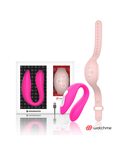 WEARWATCH DUAL PLEASURE  WIRELESS TECHNOLOGY WATCHME FUCHSIA / PINK