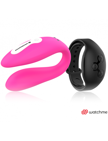 WEARWATCH DUAL PLEASURE  WIRELESS TECHNOLOGY WATCHME FUCHSIA / JET BLACK