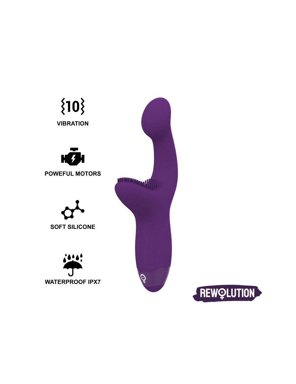 REWOLUTION REWOKISS VIBRATING A-SPOT STIMULATOR