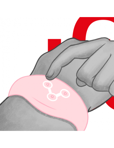WATCHME - WIRELESS TECHNOLOGY WATCH SOFT PINK
