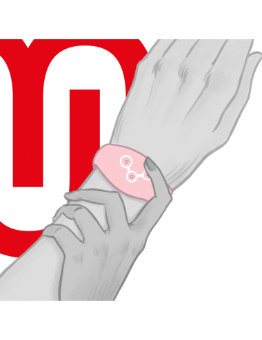 WATCHME - WIRELESS TECHNOLOGY WATCH SOFT PINK
