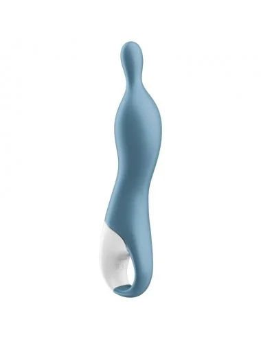 SATISFYER A-MAZING 1 A-SPOT VIBRATOR - BLUE