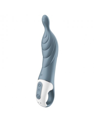 SATISFYER A-MAZING 2 A-SPOT VIBRATOR - GREY