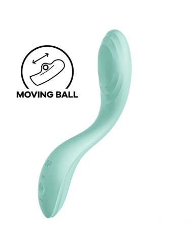 SATISFYER RRROLLING PLEASURE G-SPOT VIBRATOR - GREEN