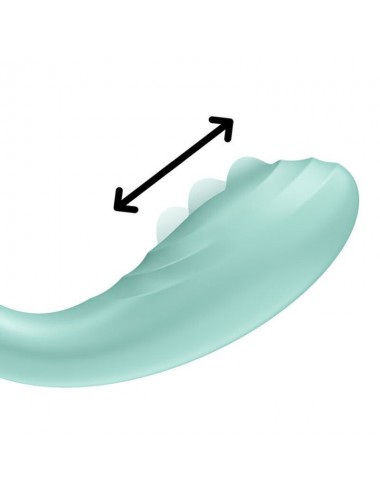 SATISFYER RRROLLING PLEASURE G-SPOT VIBRATOR - GREEN