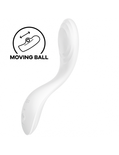 SATISFYER RRROLLING PLEASURE G-SPOT VIBRATOR - WHITE