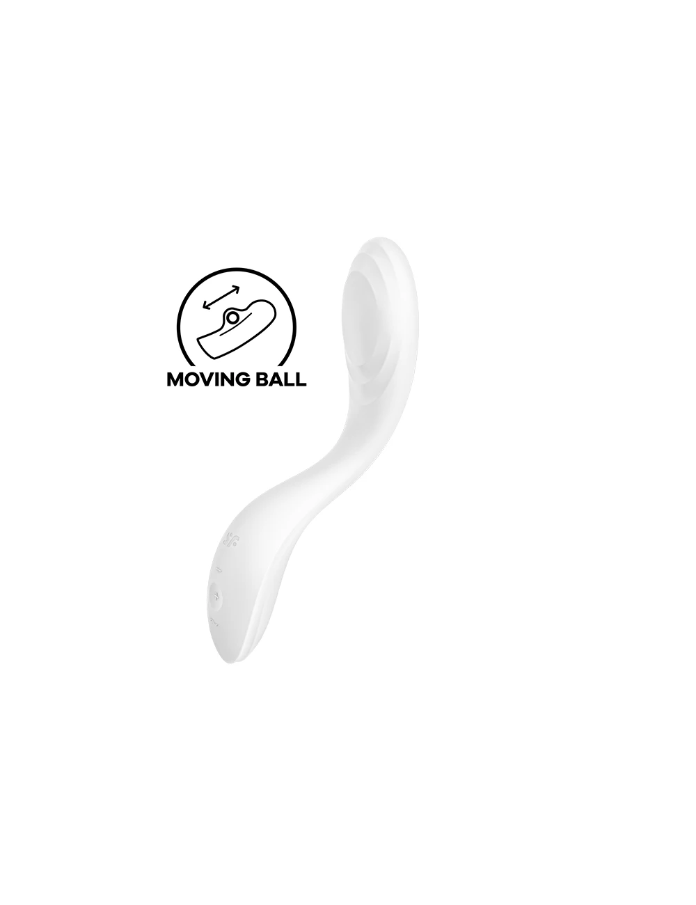 SATISFYER RRROLLING PLEASURE G-SPOT VIBRATOR - WHITE SATISFYER RRROLLING PLEASURE G-SPOT VIBRATOR - WHITE