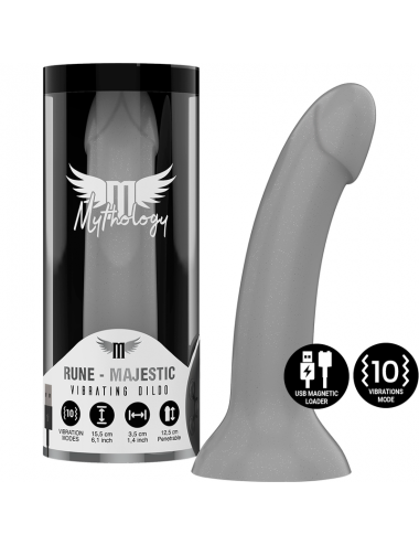 MYTHOLOGY RUNE MAJESTIC DILDO S - VIBRATOR WATCHME WIRELESS TECHNOLOGY COMPATIBLE