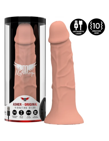 MYTHOLOGY ASHER ORIGINAL DILDO M - VIBRATOR WATCHME WIRELESS TECHNOLOGY COMPATIBLE