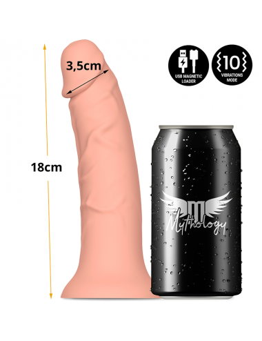 MYTHOLOGY - ASHER ORIGINAL DILDO S - VIBRATOR COMPATIBLE WITH WATCHME WIRELESS TECHNOLOGY