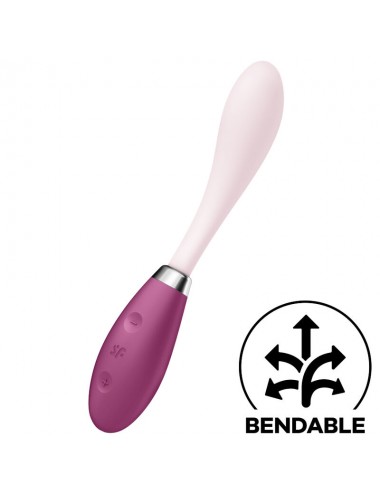 SATISFYER G-SPOT FLEX 3 MULTI VIBRATOR - RED