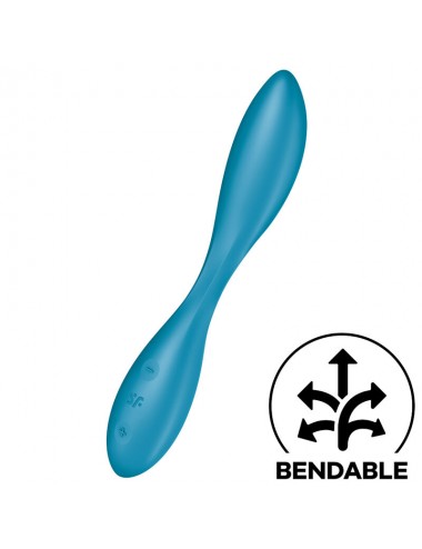 SATISFYER G-SPOT FLEX 1 MULTI VIBRATOR - BLUE