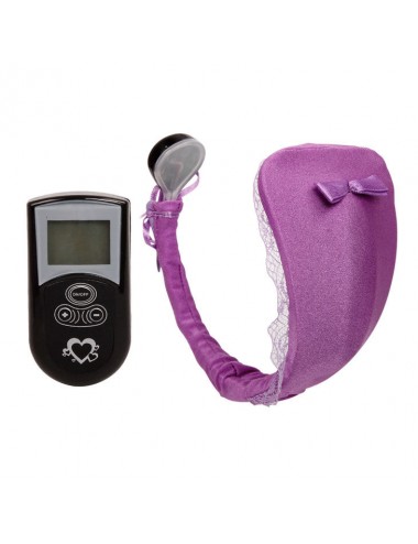 THONG WITH VIBRATOR PURPLE