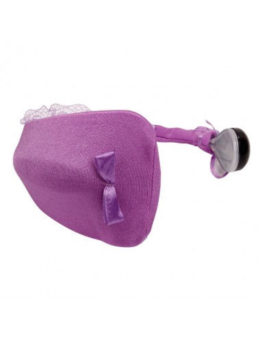 THONG WITH VIBRATOR PURPLE