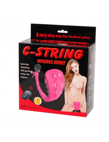 BAILE - THONG WITH VIBRATOR WITH LILAC REMOTE CONTROL