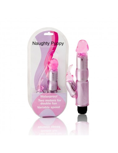 NAUGHTY PUPPY VIBRATOR PINK