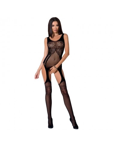 PASSION WOMAN BS061 BODYSTOCKING BLACK ONE SIZE