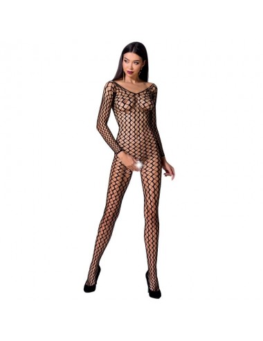 PASSION WOMAN BS068 BODYSTOCKING - BLACK ONE SIZE