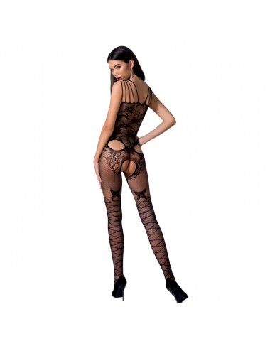 PASSION WOMAN BS076 BODYSTOCKING - BLACK ONE SIZE