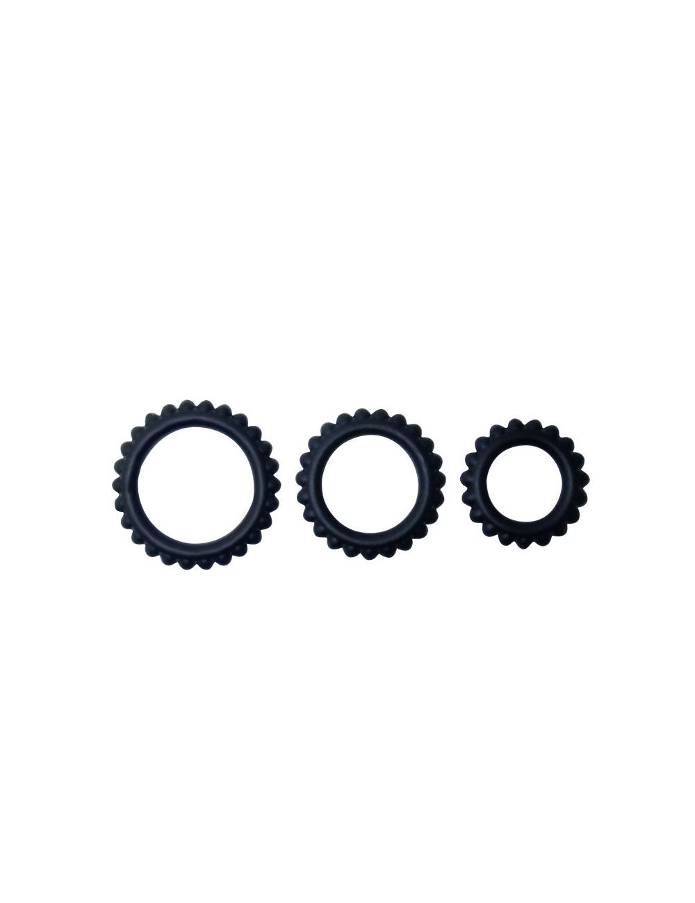 BAILE TITAN SET 3PCS COCK RING BLACK 2.8 + 2.4 + 1.9 CM BAILE TITAN SET 3PCS COCK RING BLACK 2.8 + 2.4 + 1.9 CM