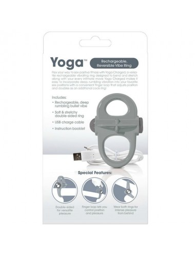 SCREAMING O RECHARGEABLE AND VIBRATING RING YOGA GREY