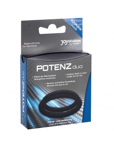 POTENZ DUO BLACK RINGS - M