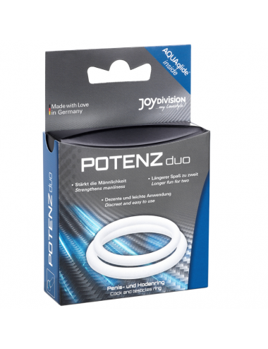 POTENZ DUO WHITE RINGS - M